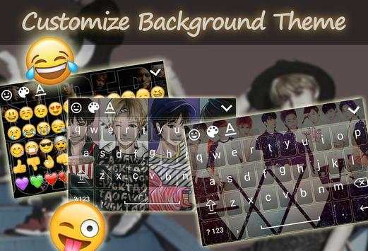 KPOP Boyband Keyboard Theme screenshot 3
