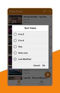 Video Player 1 تصوير الشاشة