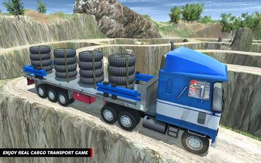 Offroad Cargo Truck Driving Simulator Hill Trucker screenshot 6