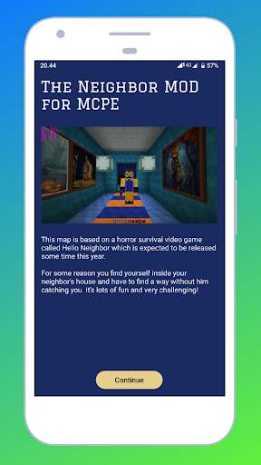 Map The Helo Neighbor for MCPE screenshot 2