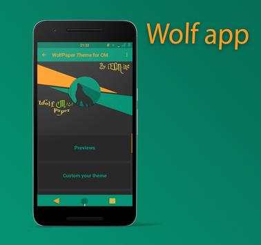 CM12 & CM13 theme Wolf Paper 2 تصوير الشاشة
