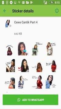 Sexy Girl Stikers WA screenshot 1