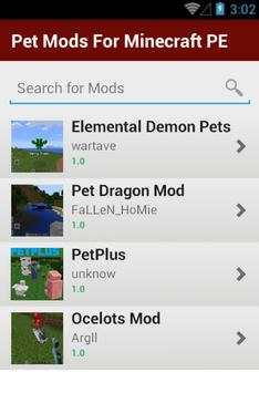 Pet Mods For Minecraft PE screenshot 2