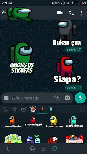 Among Us Stickers for WhatsApp screenshot 2