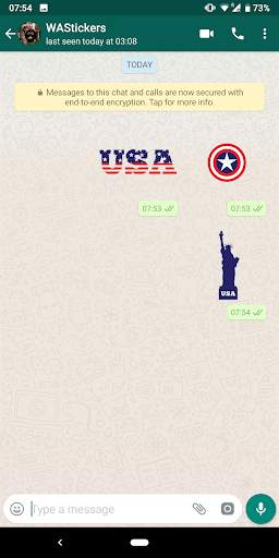 WAStickerApps USA Stickers for WhatsApp screenshot 3