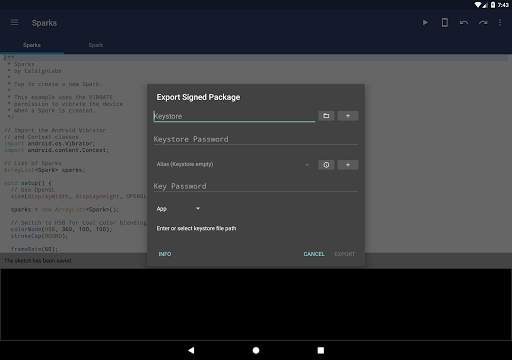 APDE - Android Processing IDE screenshot 17
