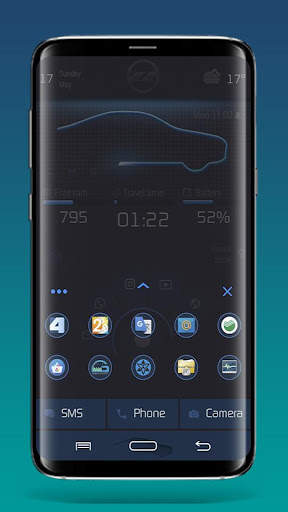 BlueCar Theme for Total Launcher screenshot 5