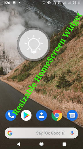 Floating FlashLight Widget 2020 - 2 Widgets screenshot 4