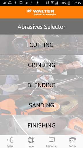 Walter Abrasives Selector 1 تصوير الشاشة