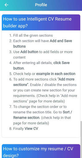 Free CV Maker & Resume PDF Maker screenshot 5