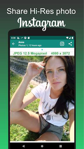 Photo Messenger - send 4K photo in high resolution screenshot 2