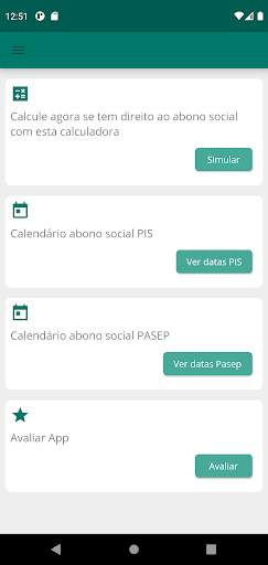 datAbono: Calendário abono social screenshot 1