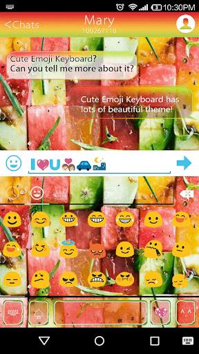 Summer Time Emoji Keyboard screenshot 2
