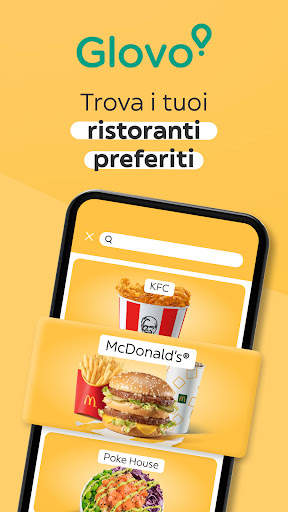 Glovo Cibo a domicilio e altro screenshot 1