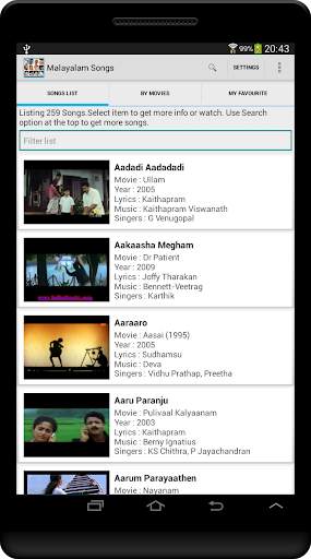 Malayalam Songs screenshot 9