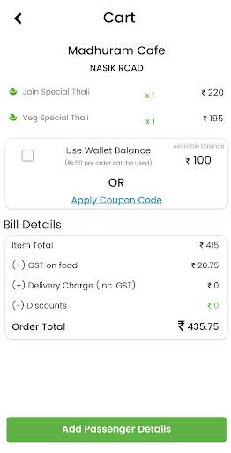 Zoop - Order Food in Trains screenshot 8