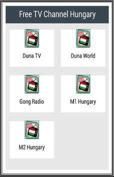 Free TV Channel Hungary स्क्रीनशॉट 1