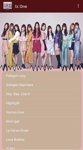 IZ*ONE Offline Song - KPop screenshot 1