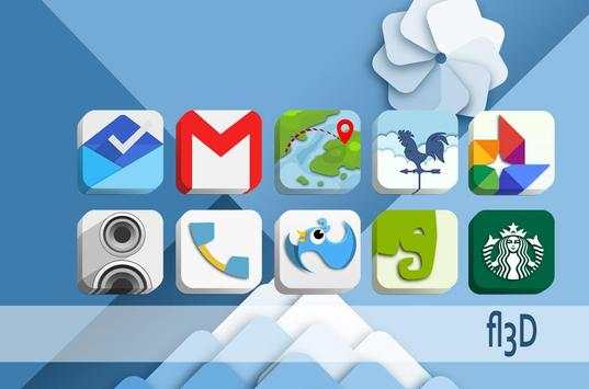 fl3D Icon Pack Free screenshot 1