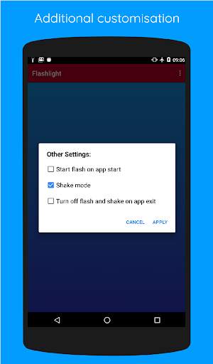 Flashlight (with Shake) screenshot 5