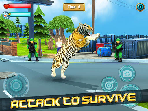 Wild Tiger Simulator: 3D Jurasic Park Adventure screenshot 6