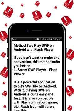 SWF Player - Flash Player for android - Guide app screenshot 4