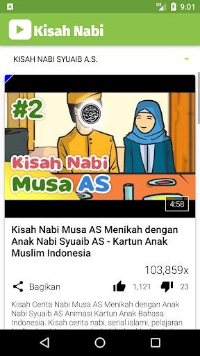 YouTube Kisah Nabi screenshot 4