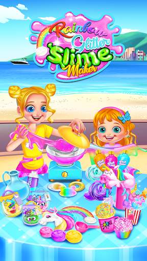 Rainbow Glitter Slime Maker screenshot 1