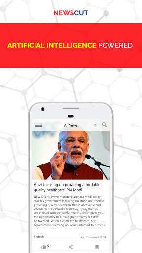 Artificial Intelligence driven Pharma News screenshot 1