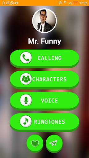 prank Mr. Funny Call fake screenshot 1