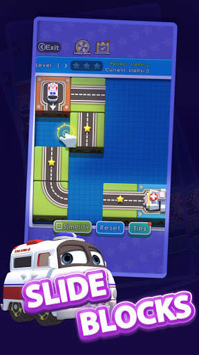 Fast Track -  slide puzzle : unblock the car screenshot 2