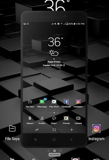 BLACK Wallpaper screenshot 1