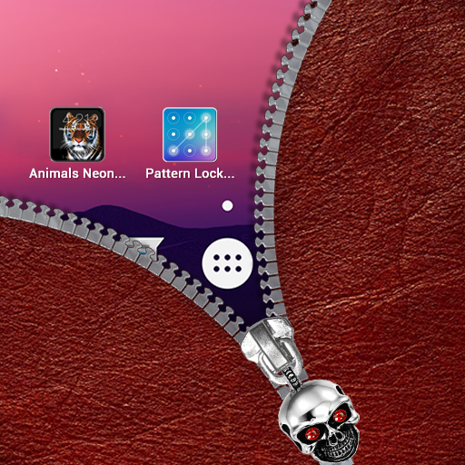 Leather Zipper Lock Screen icon