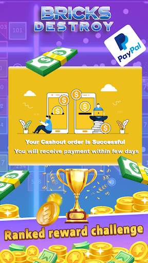 Bricks Breaker Block Puzzle-Game Make Money Online screenshot 6