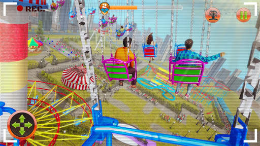 Theme Park Swings Rider Game screenshot 14