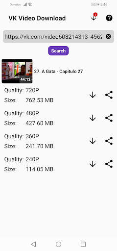 VK Video downloader screenshot 2