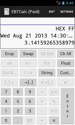 Programmable RPN Calc (Free) скриншот 7