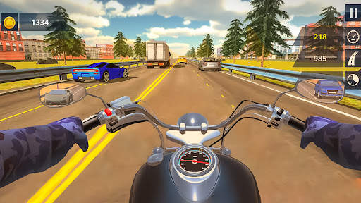 Moto Traffic Bike Race Game 3d screenshot 17