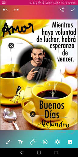Tarjetas de felicitación con foto screenshot 4