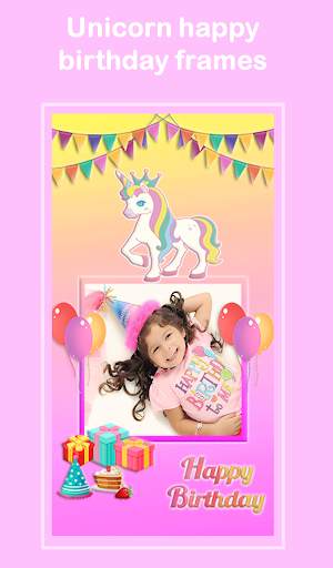 kids photo frame unicorn screenshot 9