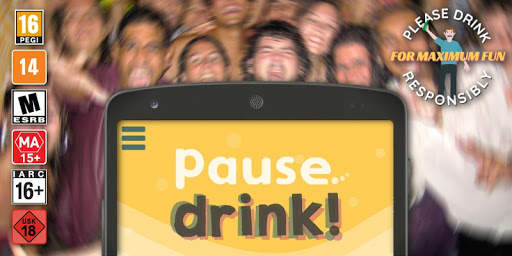 Pause...drink! drinking game. screenshot 1