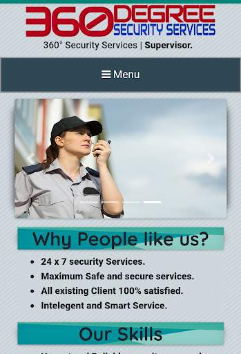 360 Degree Security Services - BodyGuard, Gunman. скриншот 6