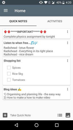Activity Do : Plan and Organise as Activity screenshot 1