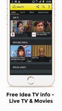 My Idea TV – Live TV & Movies Info. screenshot 3
