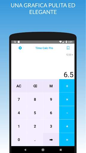 Time Calc - Calcolatrice Tempo screenshot 3