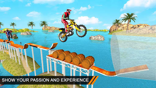New Bike Stunt Race 3D : Top Motorcycle Games 1 تصوير الشاشة
