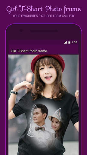 Girl T Shirt Photo Frame स्क्रीनशॉट 4