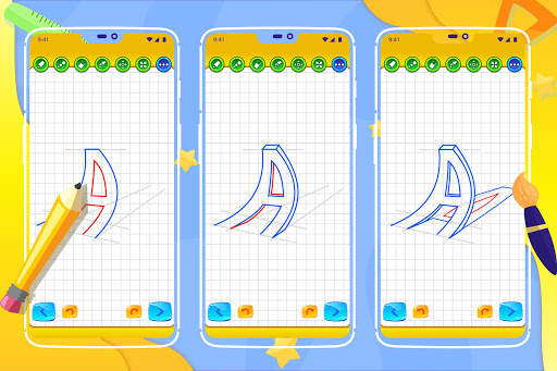 Learn How to Draw 3D Shapes screenshot 3