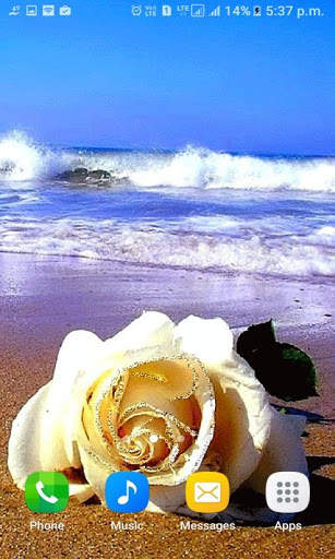 Ocean Flower Live Wallpaper 2 تصوير الشاشة