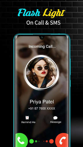 Flashlight on Call and SMS- Flash Alert screenshot 2